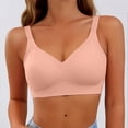 thumbnail image 2 of Gkeoshab Nursing Bras Women's High Support Wireless Bra Comfort Bralette Breathable Pink M, 2 of 5