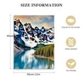 thumbnail image 2 of COMIO Colorado Wall Art Snow Mountain and Lake National Park Landscape Modern Artwork Painting Print On Canvas Framed Picture for Living Room Home Decoration, 2 of 5