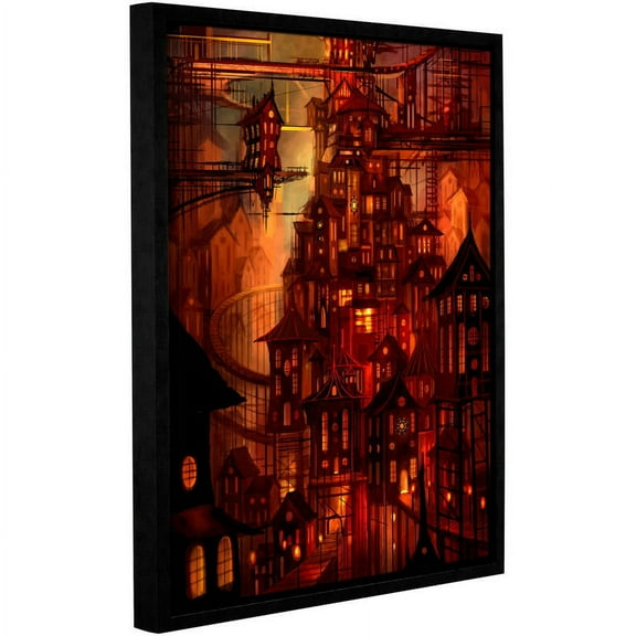 ArtWall Philip Straub "Illuminations" Gallery-wrapped Floater-framed Canvas