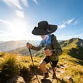 thumbnail image 4 of Dxssxc Stay Cool Wide-Brimmed Hat with Solar Fan, Breathable Sun Protection for Men Women, Perfect for Fishing Hiking and Outdoor Work., 4 of 5