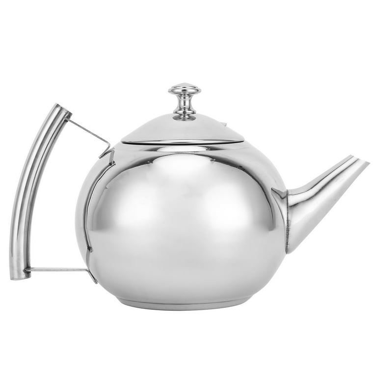 Stainless Steel Teapot Tea Kettle Nontoxic Tea Pot Kettle with Filter for  Brewing Loose Leaves and Tea Bags (1.5L)