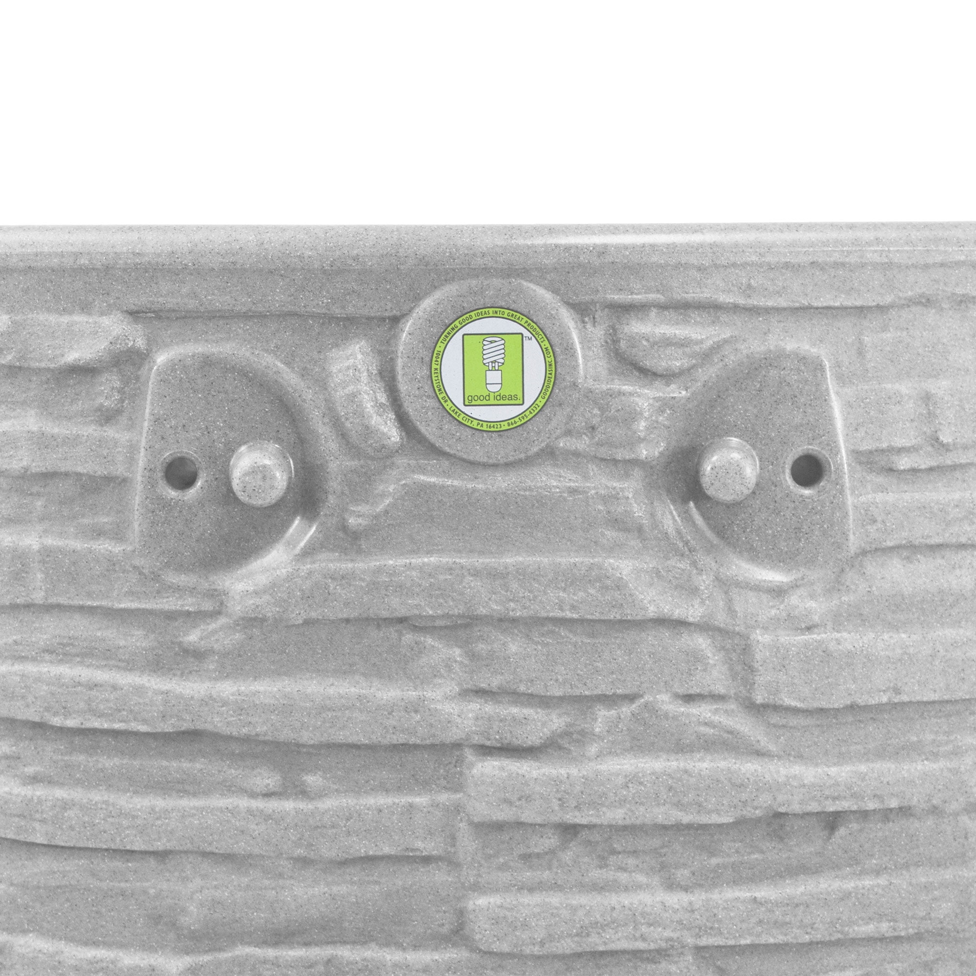 Good Ideas Impressions Riverwalk 50 Gal Rain Saver, Light Granite (2 Pack)