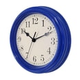 thumbnail image 3 of Horloge murale de base hometrends en bleu, 3 of 3