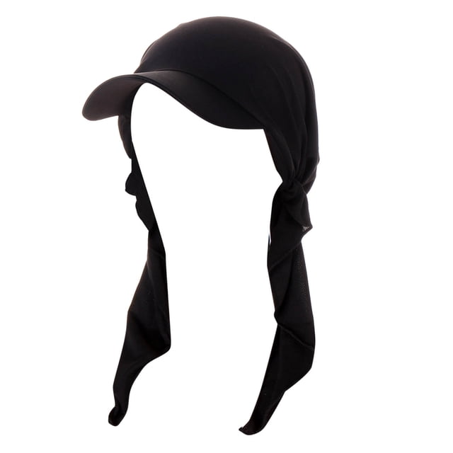 Gorra de béisbol unisex, chal hiyab, pañuelo musulmán transpirable para el verano, poliéster, talla única, protección solar