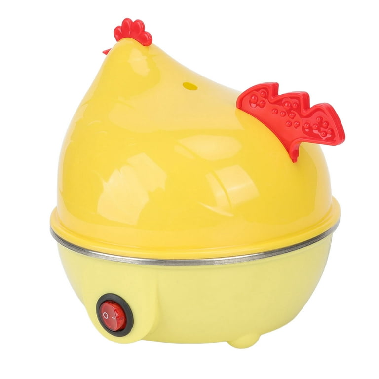 Quick Egg Cooker, Safe And Reliable Chicken Shape Electric Egg Cooker PP  And Stainless Steel With Measuring Cup For Breakfast 