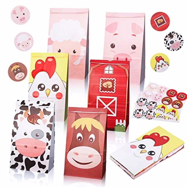 jesticaly Wide Application Farm Gift Bag Birthdays And Events Sturdy And Durable 1Set