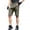 Green, variant on Men's Tactical Ripstop Cargo Shorts - Polyester, Water Resistant, Breathable, Multi-Pocket for Hiking, Camping, Travel, Fishing, Construction,Khaki,L