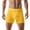 Yellow, variant on Mens Breathable Underwear Soft Stretch Comfort Fit Casual Boxer Briefs for Daily Wear and Sports Plus Size Lightweight Breathable Basic Boxers White XL