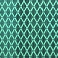 thumbnail image 1 of Ahgly Company Machine Washable Indoor Square Abstract Turquoise Blue Modern Area Rugs, 8' Square, 1 of 4