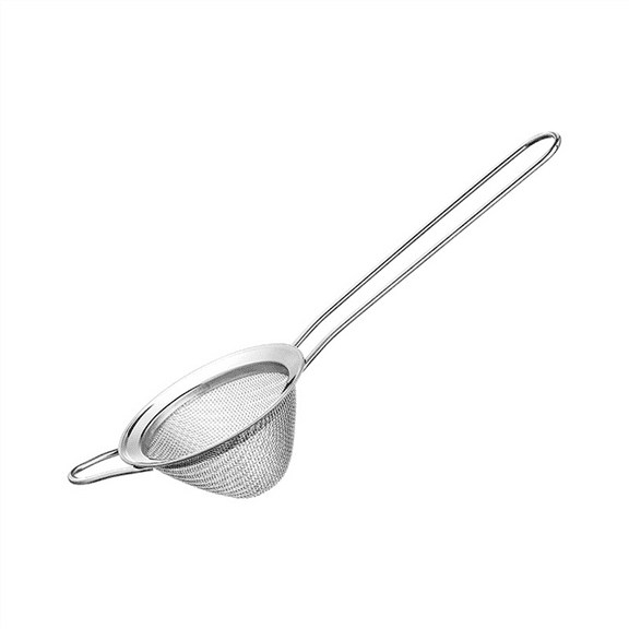 Stainless Steel Small Strainer Fine Mesh Strainer, Mini Cocktail for Cocktails Tea Herbs Coffee & Drinks