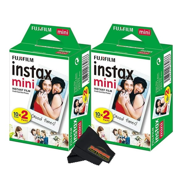 Paquete de películas Fujifilm Instax Mini para minicámaras instantáneas (2x20)
