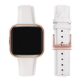 thumbnail image 4 of WFEAGL Versa Band Leather Strap Replacement Wristband for Smart Watch White/Rose Gold, 4 of 7