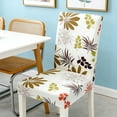 thumbnail image 4 of Stretch Fit Dining Chair Covers Set with Elastic Band - Washable Slipcovers for Kitchen and Restaurant Seats - Decorative Fabric Protectors for Home Decor, 4 of 6