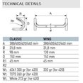 thumbnail image 2 of ITM Alutech 6061 Wing Bar - 40 cm, 2 of 2