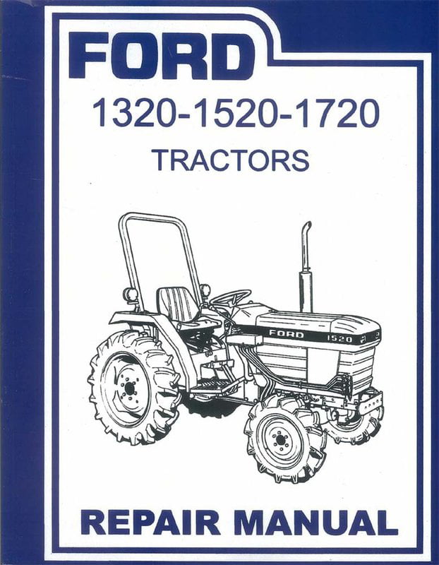 OEM Repair Maintenance Shop Manual Bound Ford Tractor 1320-1520-1720 1984-1995 