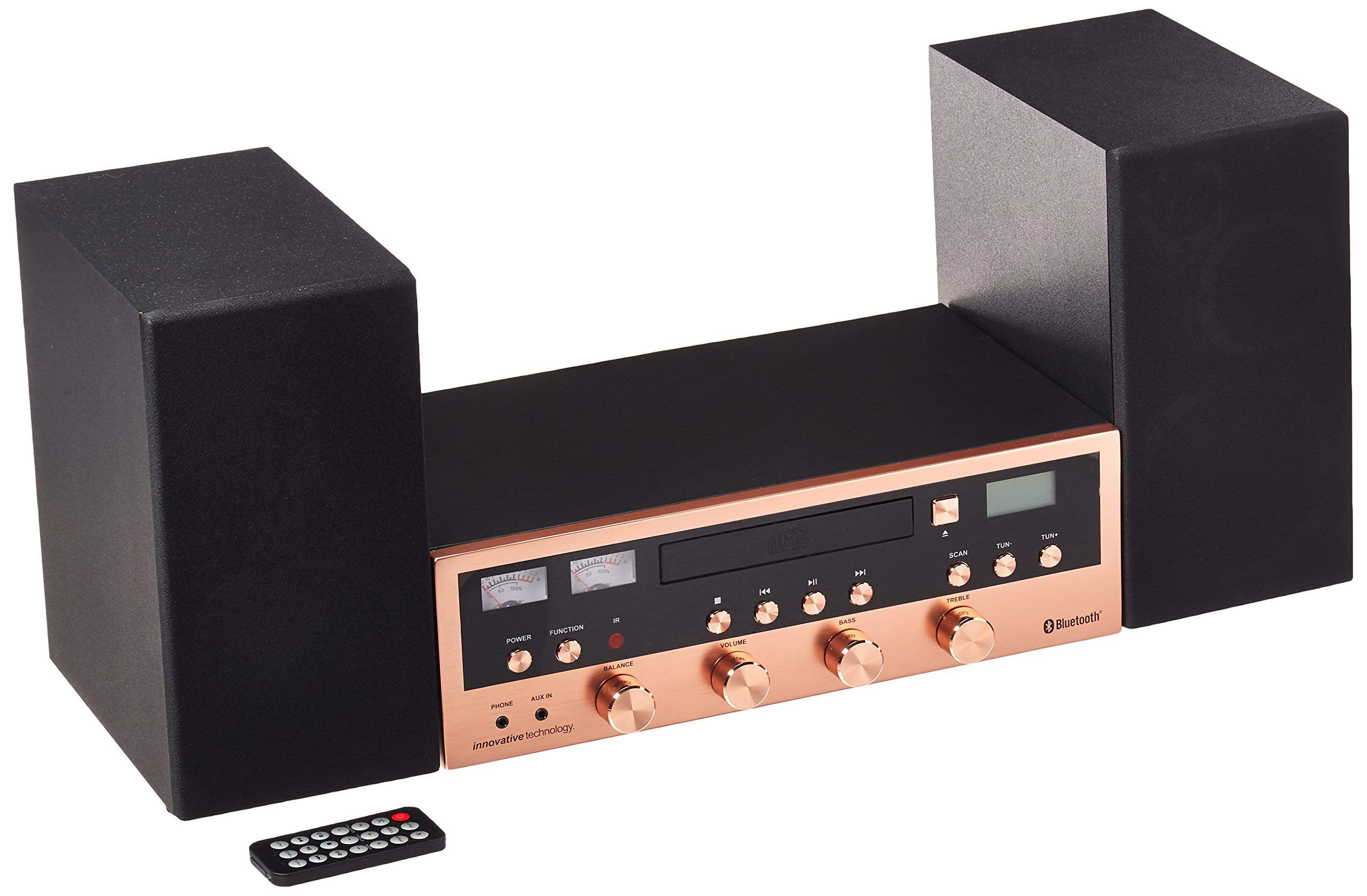 Innovative Technology ITCDS-5000-RSG Classic Retro Bluetooth Stereo