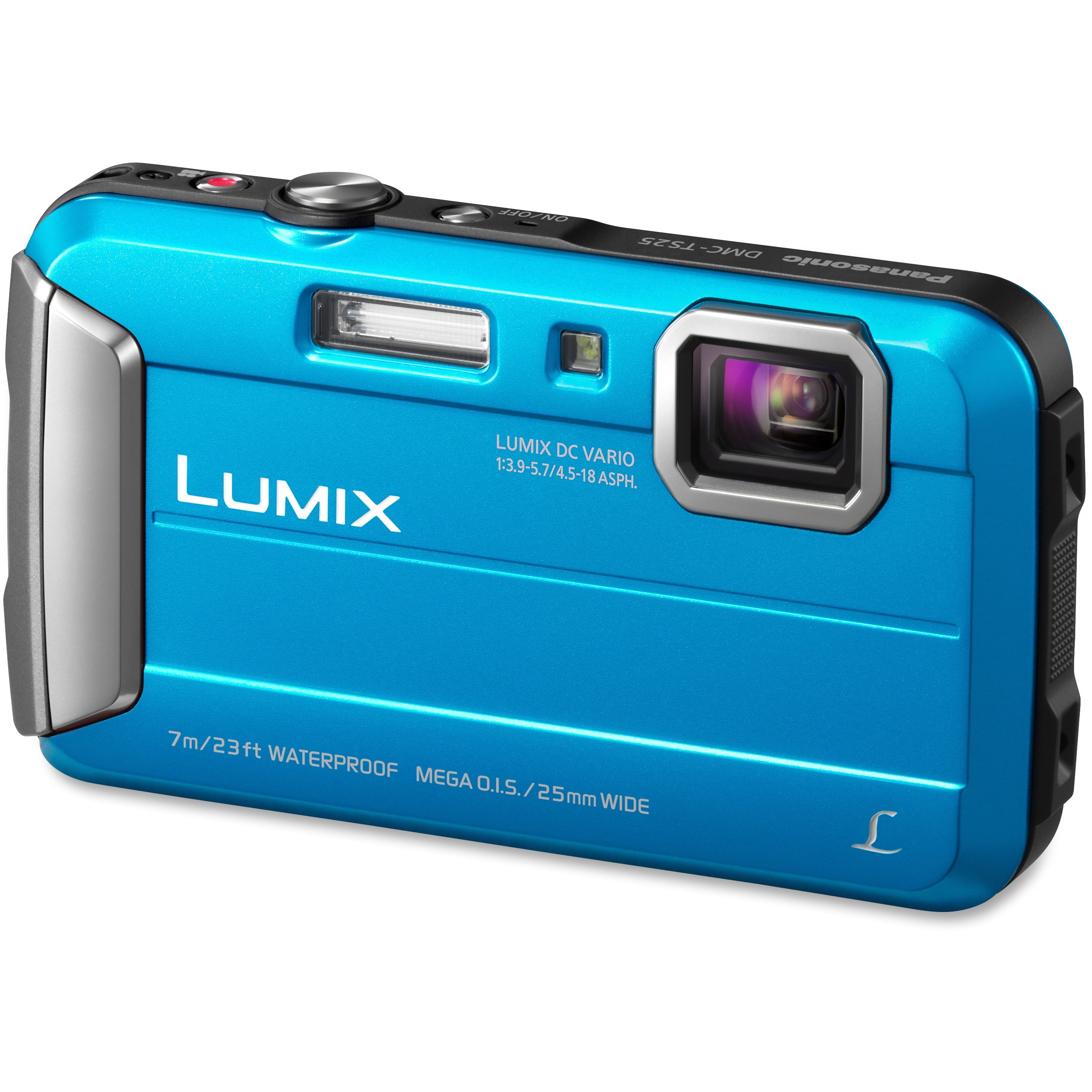Panasonic Lumix DMCTS25 16.1 Megapixel Compact Camera, Blue Walmart