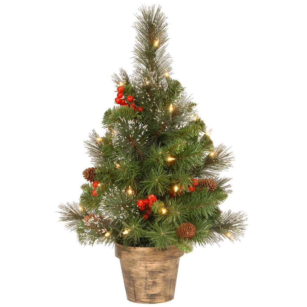 National Tree Co. Crestwood Spruce 2' Green Small Artificial Christmas