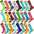 thumbnail image 2 of Nuevos calcetines felices para hombre, calcetín de dibujos animados para mujer, calcetines divertidos de algodón peinado para hombre, calcetines largos gruesos de talla grande Harajuku Hip Hop Tan Jianjun unisex, 2 of 2