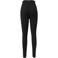 thumbnail image 2 of Women Yoga Sports Ribbed Seamless Leggings High Waisted Workout Gym Yoga Pants Quick-Drying Black L, 2 of 8