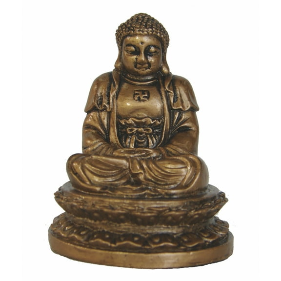 Small Golden Meditation Buddha Statue
