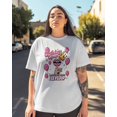 thumbnail image 3 of Women's Graphic T-Shirt White 3XL Women's Tops Birthday Queen Crown Crew Neck Short Sleeve Shirts for Women, 3 of 3