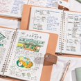 thumbnail image 2 of A 5 Journal Notebook Loose-Leaf Notebook Stationery Notebook Aesthetic Notepads Travel Notebook Pretty Notebook, 2 of 4