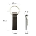 thumbnail image 5 of High Capacity USB Pen Drive - Keychain Hole, Lightweight Memory Stick , Waterproof , Compact & Durable, Sleek Metal Flash Drive Black 128GB, 5 of 5