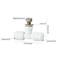 thumbnail image 5 of ZPAQI High Performance Water for Valve 1/4" Quick Connect Micro-adjust Flow Regulator, 5 of 7
