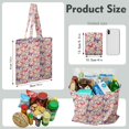 thumbnail image 2 of Watercolor Butterfly Floral Canvas Tote Bag – Romantic Nature-Inspired Reusable Cotton Shopping Bag with Artistic Fantasy Garden & Starry Sky Design for Women, Teens, Aesthetic Gift Lovers, 2 of 7