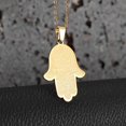 thumbnail image 3 of Stainless Steel Hamsa Hand of Fatima Pendant Necklace Jerusalem Star of David Stainless Steel Jewelry Women s Jewish Necklace, 3 of 5