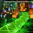 thumbnail image 5 of DenicMic Halloween Solar Lights Outdoor 10 Pack Purple LED Waterproof Yard Garden Patio Backyard Pathway Walkway Landscape Path Lawn Outside Halloween Decorations Outdoor, 5 of 10