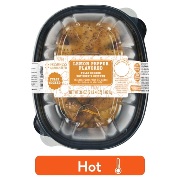 (Hot) Freshness Guaranteed Lemon Pepper Rotisserie Whole Chicken, 2.25 lb