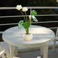 thumbnail image 4 of Loto pequeño bonsái redondo plantas falsas decoración interior flores falsas plantas verdes artificiales, 4 of 5