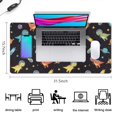 thumbnail image 5 of Long Mouse Pads for Desk,Space Dinosaur Pattern Desk Mats on Top Of Desks, Desk Mouse Pad Extra Large with 3mm Non-Slip Base and Stitched Edge for Gaming,Office,Work,Home 31.5"x15.7", 5 of 6