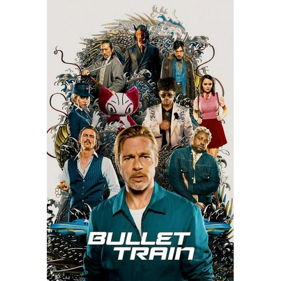 Bullet Train Movie Poster Quality Glossy Print Photo Wall Art Brad Pitt Sandra Bullock Joey King Sizes Available 8x10 11x17 16x20 22x28 24x36 27x40 #2 (16x20)