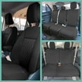 thumbnail image 2 of For 2020-2024 Ford Explorer Base FH Group Neoprene Custom Fit Car Seat Covers Water Resistant - Full Set Black, 2 of 11