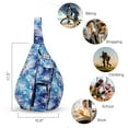thumbnail image 4 of Duryarhall Crossbody Sling Backpack Sling Bag Travel Hiking Chest Bag Daypack, 4 of 4