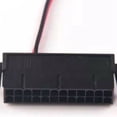 thumbnail image 1 of 10Pcs 24-Pin Female ATX PSU Power Supply Starter Switch Jumper ON/OFF Switch 50cm, 1 of 5