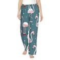 thumbnail image 2 of Kdxio Women's Comfy Stretch FlamingoPrint Drawstring Pajama Pants-XX-Large, 2 of 9