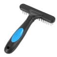 thumbnail image 2 of Pet Grooming Massage Comb Hair Removal Shedding Cleaning Brush Tool for Cats and DogsBlue, 2 of 8