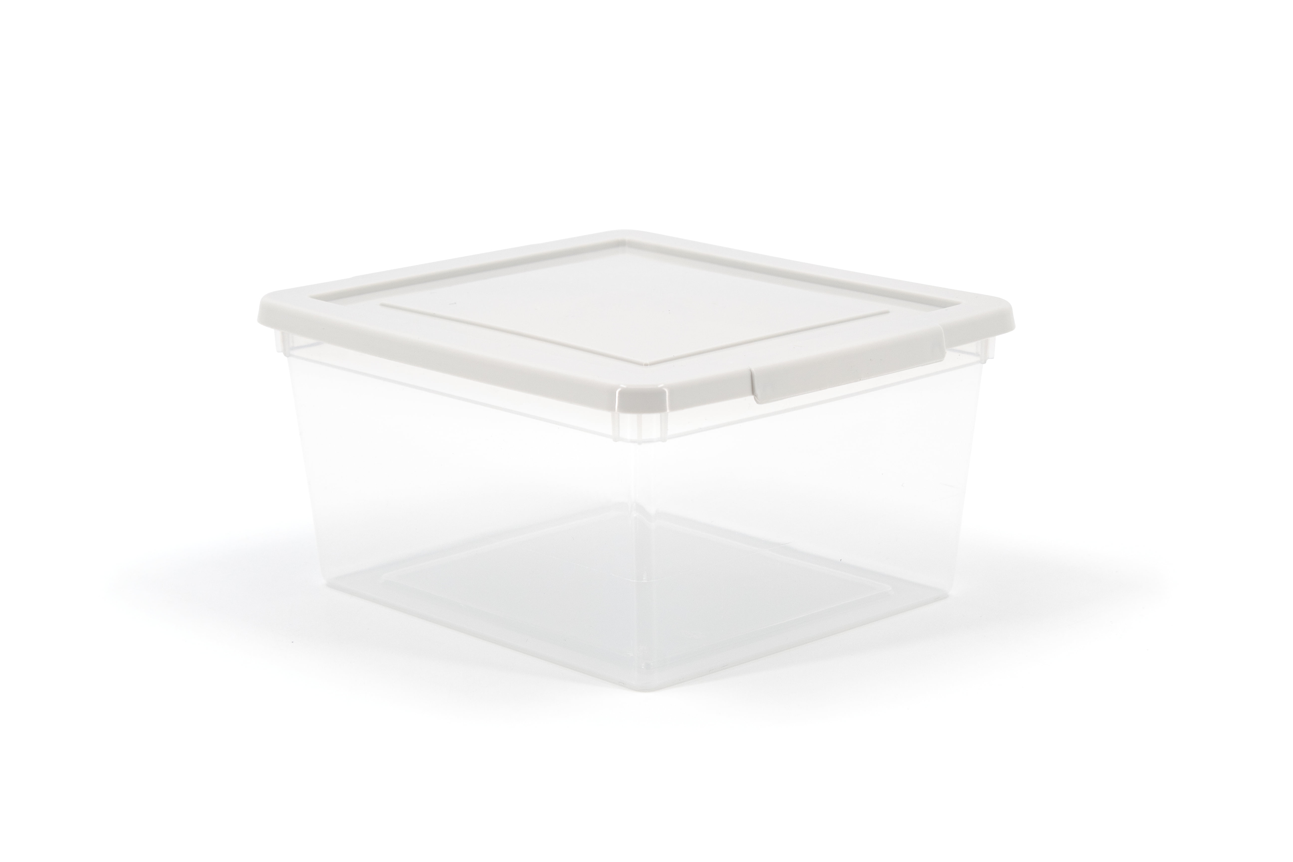 ModBoxTM 2L (0.5 gal.) 10-Pack, Modular Series - Cool Grey & Clear