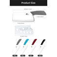 thumbnail image 3 of Ceramic Knife Kitchen Utility Knife 7 Inch Fruit Vegetable Slicing Knife Meat Cleaver Household Chef Knives Cutter with Sheath White Blade Rust Proof (Blue）, 3 of 7