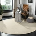 thumbnail image 2 of SAFAVIEH Natural Fiber Clarissa Solid Area Rug, Ivory/Light Beige, 10' x 10' Round, 2 of 8