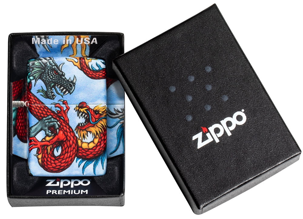 Zippo Dragon Design 540 Color Pocket Lighter