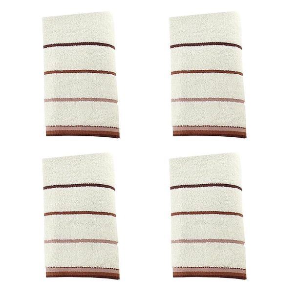 4 Piezas De Toallas De Algodón Puro Para Uso Doméstico, Engrosadas Y Absorbentes, Toallas De Lavado De Cara Totalmente De Algodón Para Adultos, Uso Doméstico - Rosa