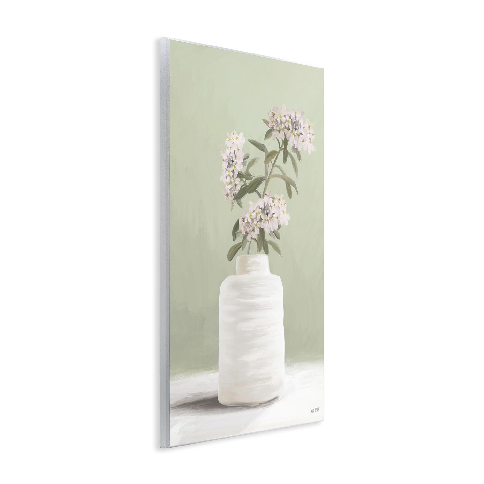 Stupell Industries Simple Herb Vase Botanical & Floral Painting Unframed Art Print Wall Art, 10 x 15