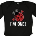 thumbnail image 4 of Inktastic First Birthday Ladybug 1 Year Old Girls Long Sleeve Baby Bodysuit, 4 of 5
