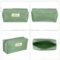 thumbnail image 3 of Unique Bargains 1 Pc Women Waterproof Makeup Bag for Business Travel Vacation Wedding Green Nylon, 3 of 6