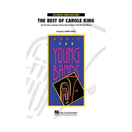 Hal Leonard The Best of Carole King - Young Concert Band Level 3 by Johnnie